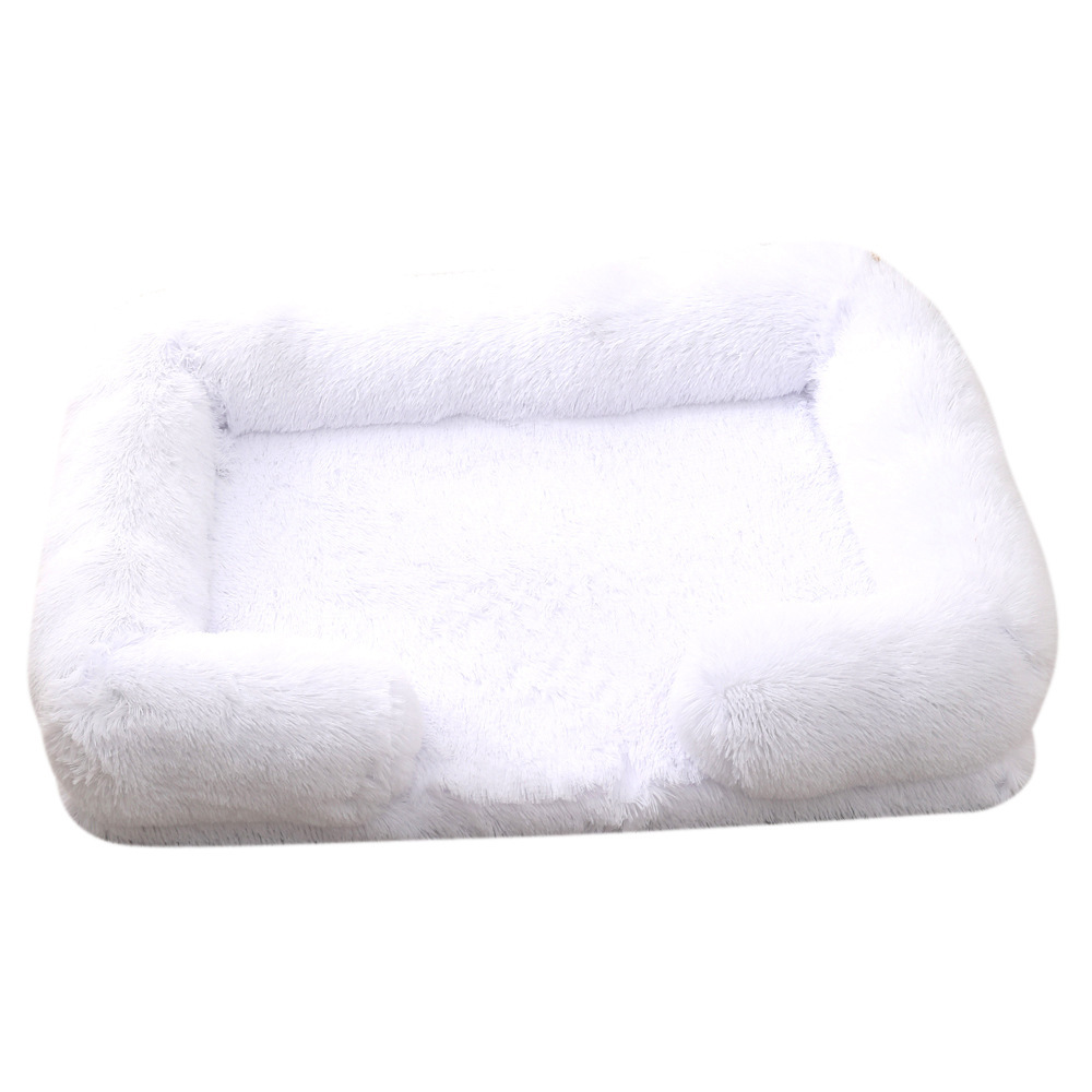 Plush Round Pet Bed Dog Bed Winter - Image 2