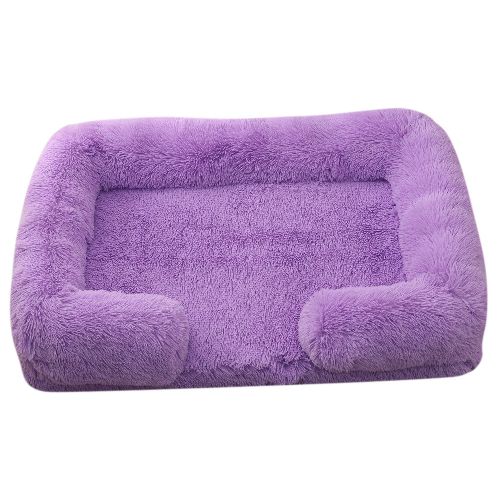 Plush Round Pet Bed Dog Bed Winter - Image 4