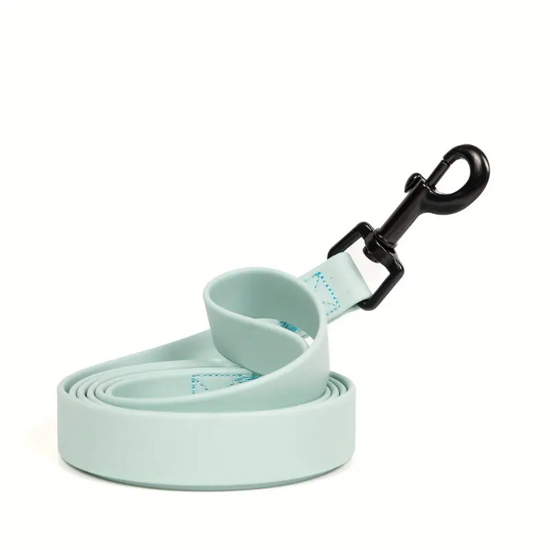 Simple Solid Color Plain Weave Pet Leash - Image 6
