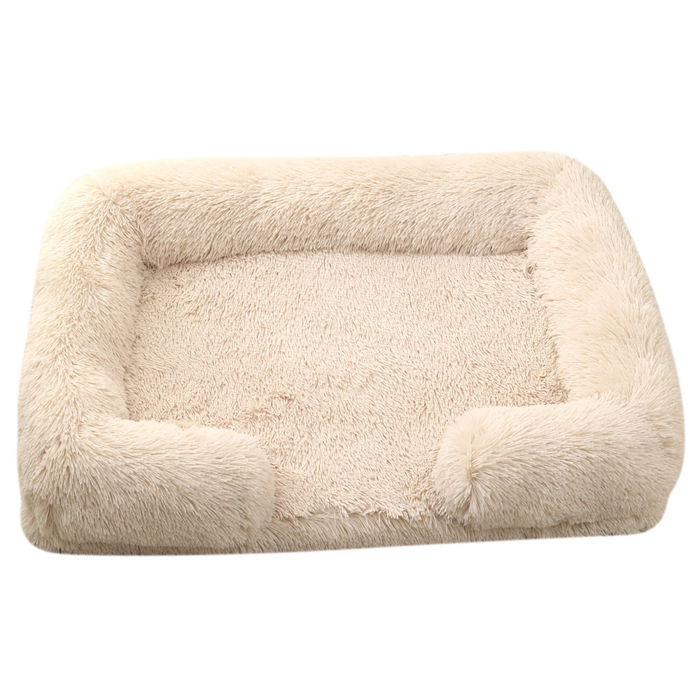 Plush Round Pet Bed Dog Bed Winter - Image 3