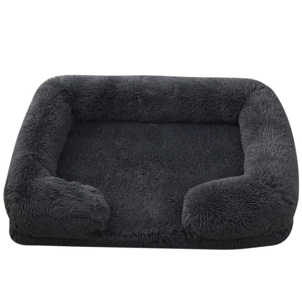 Plush Round Pet Bed Dog Bed Winter - Image 9